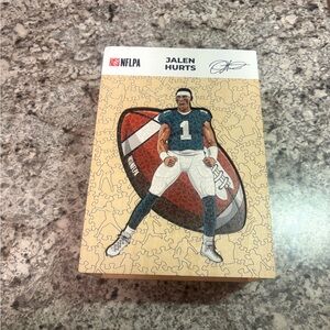 Iconic Wooden Puzzle-Jalen Hurts- Size Large